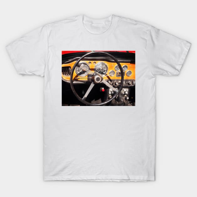 British Car Classic Roadster TR4 1961 T-Shirt by Beate Gube